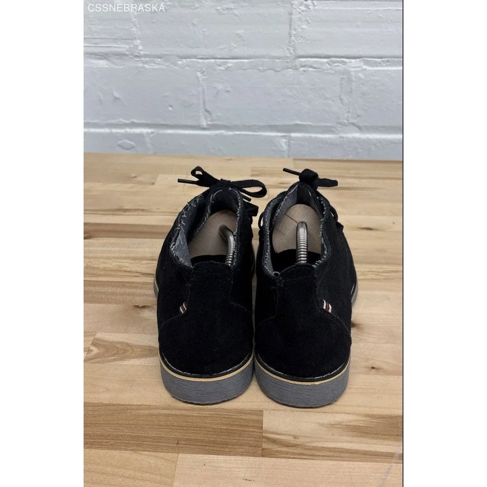 Alpine Swiss‎ Black Mens Genuine Suede Chukka Boots - Size 11